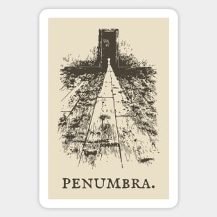 Penumbra Moody Light and Shadow Illustration Magnet
